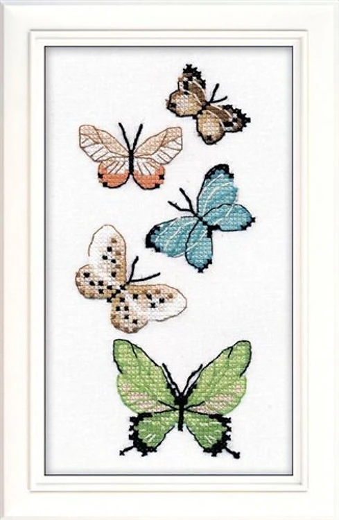 Butterflies 1076 Counted Cross Stitch Kit