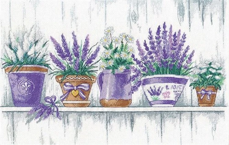 Lavender tenderness 1083 Counted Cross Stitch Kit