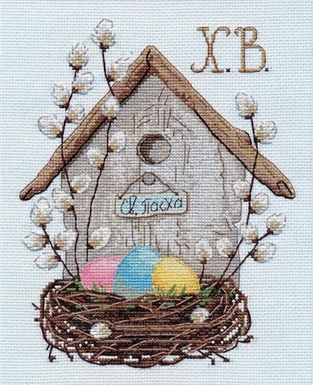 Easter Composition 1181 Counted Cross Stitch Kit