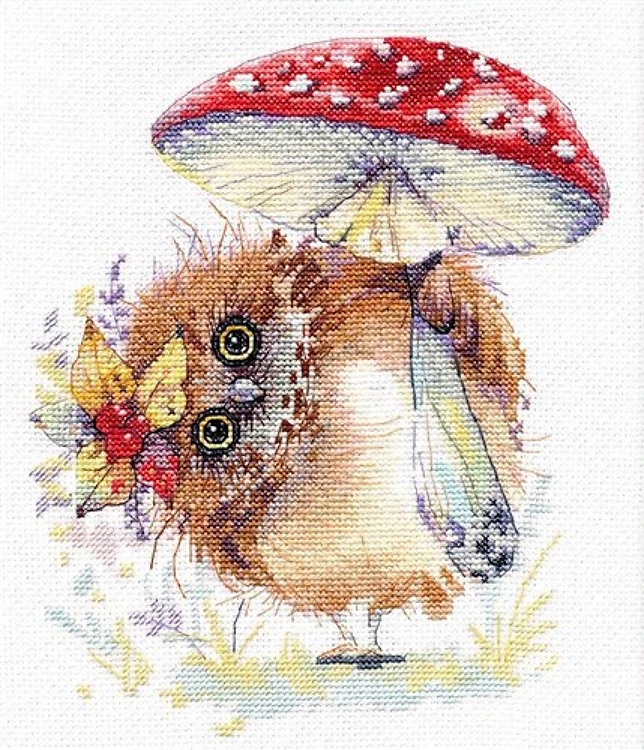 Umbrella for owl 1237 Counted Cross Stitch Kit