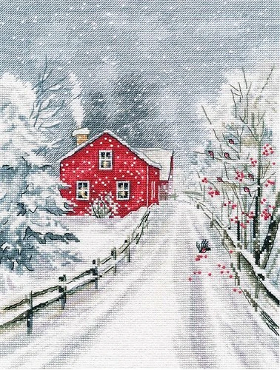 Winter silence 1241 Counted Cross Stitch Kit