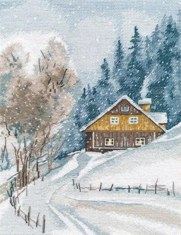 The enchantress winter 1242 Counted Cross Stitch Kit