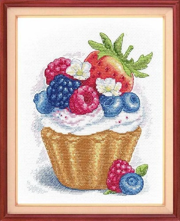 Berry Dessert 1253 Counted Cross Stitch Kit