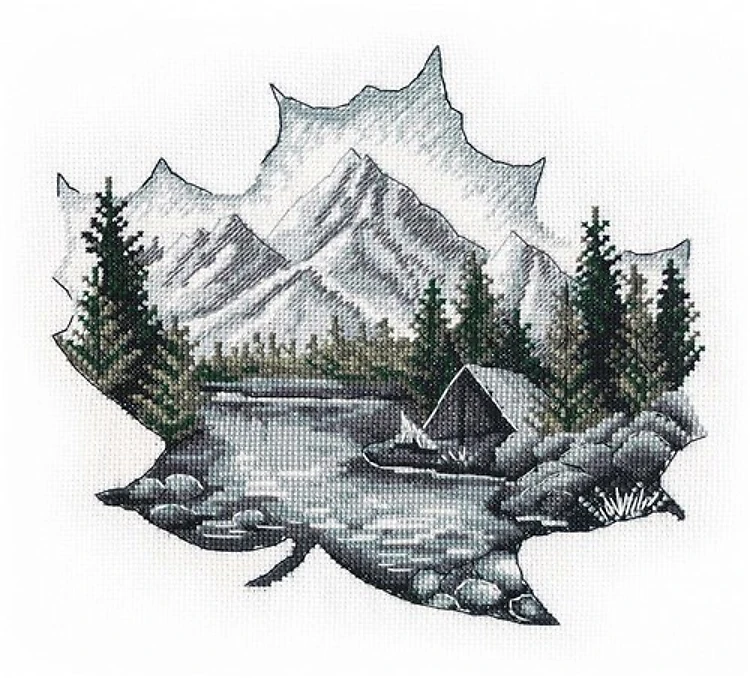 Alone with nature 1296 Counted Cross Stitch Kit