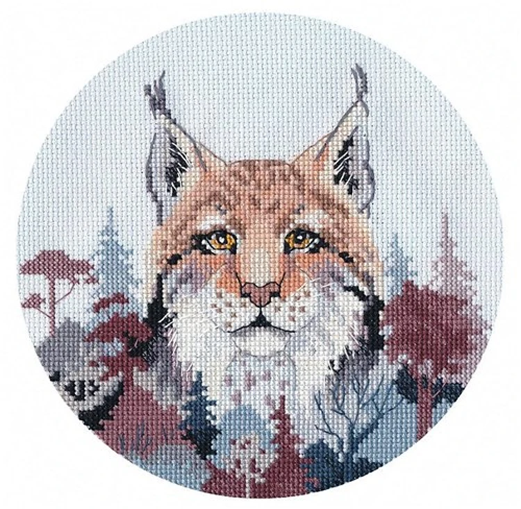 Miniature. Lynx 1302 Counted Cross Stitch Kit