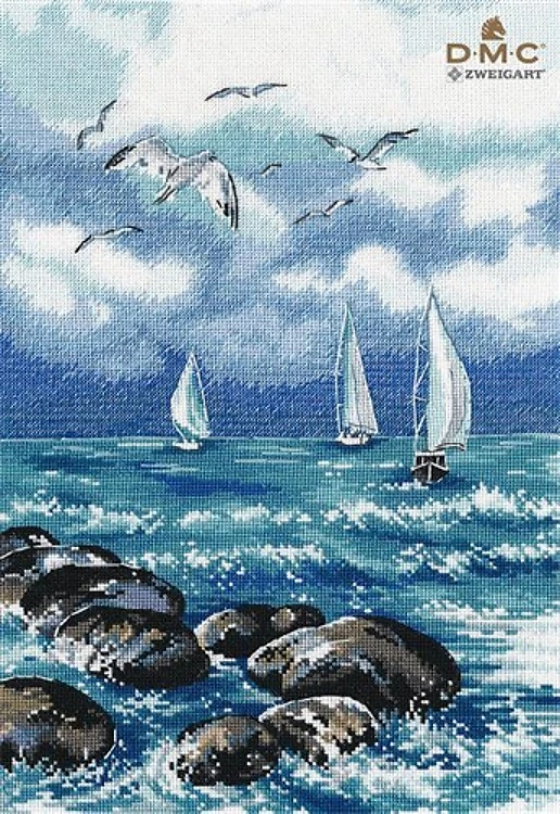 Oh! The sea, the sea! 1308 Counted Cross Stitch Kit