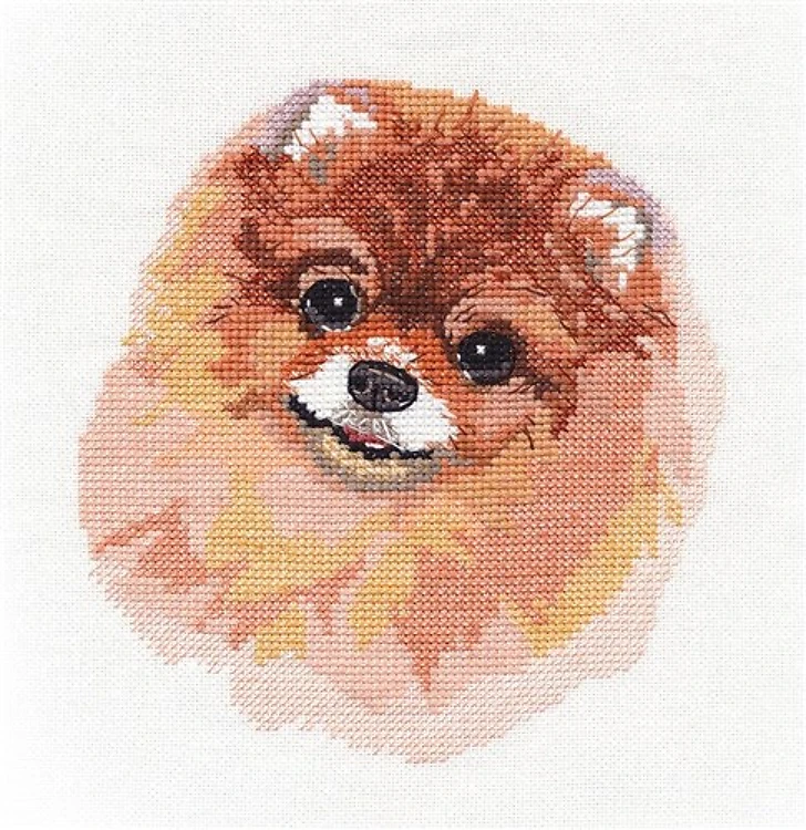 Spitz 1324 Dog Counted Cross Stitch Kit