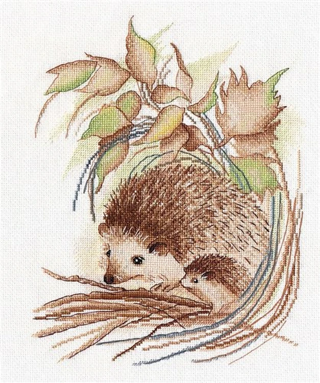 Hedgehogs 1349 Counted Cross Stitch Kit