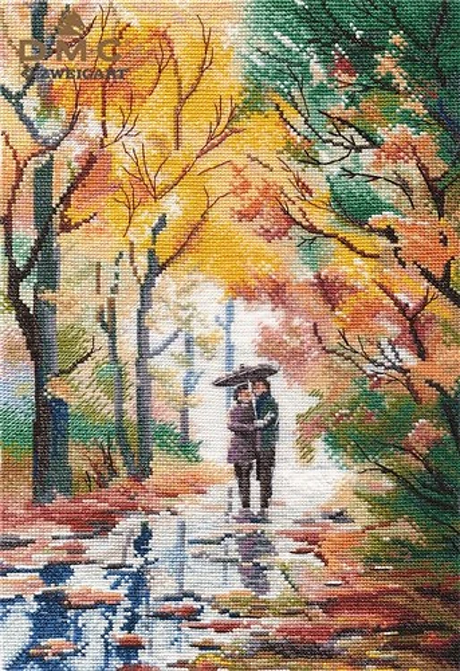 Autumn Walk 1354 Counted Cross Stitch Kit