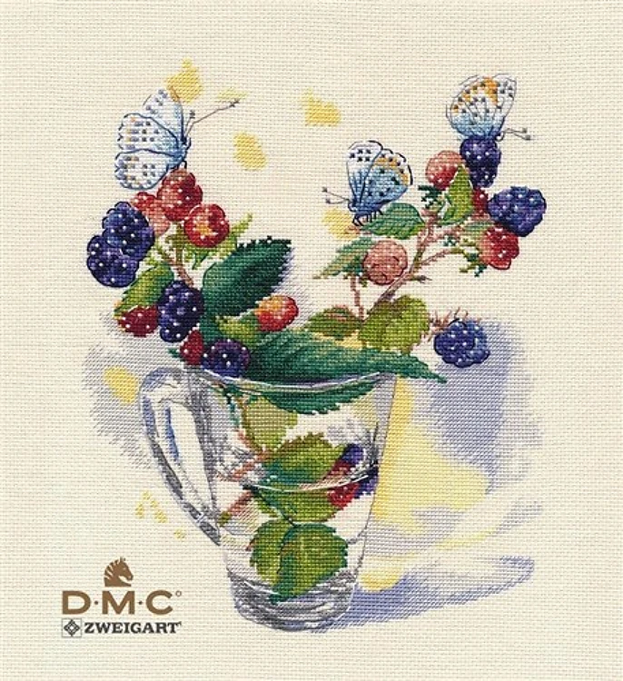 August Bouquet 1359 Counted Cross Stitch Kit