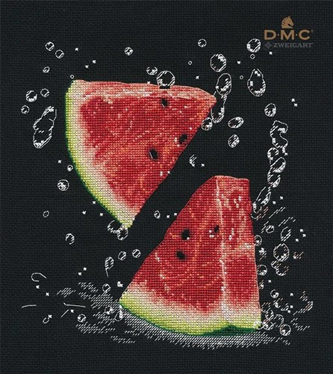 Fresh watermelon juice 1361 Counted Cross Stitch Kit