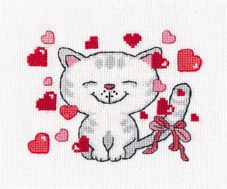 Kiss Me 1370 Counted Cross Stitch Kit