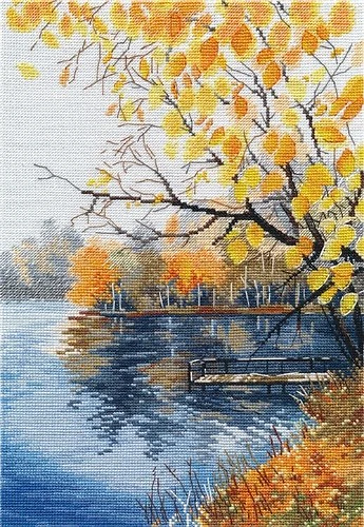 Golden Autumn 1372 Counted Cross Stitch Kit
