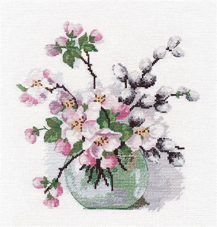 Spring Fragrance 1386 Counted Cross Stitch Kit