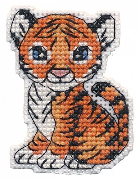 Tiger. Magnet 1406 Counted Cross Stitch Kit