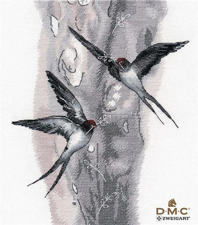 Swallows 1408 Counted Cross Stitch Kit