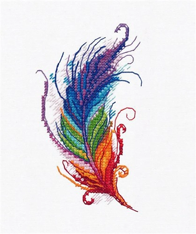 Feather 1414 Counted Cross Stitch Kit