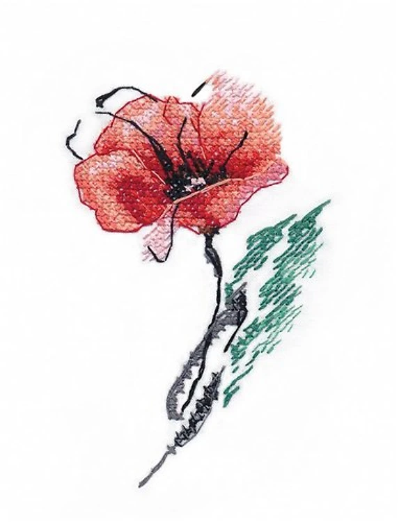 Poppy 1419 Counted Cross Stitch Kit