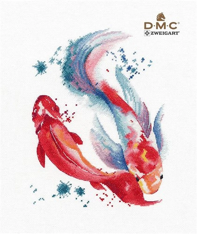 Japanese Carps 1442 Counted Cross Stitch Kit