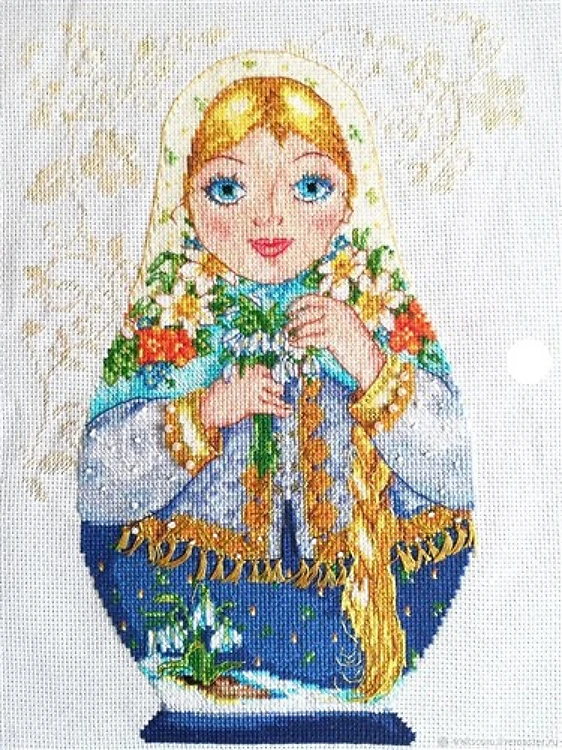 Matreshki. Spring Beauty 6-04 Counted Cross Stitch Kit