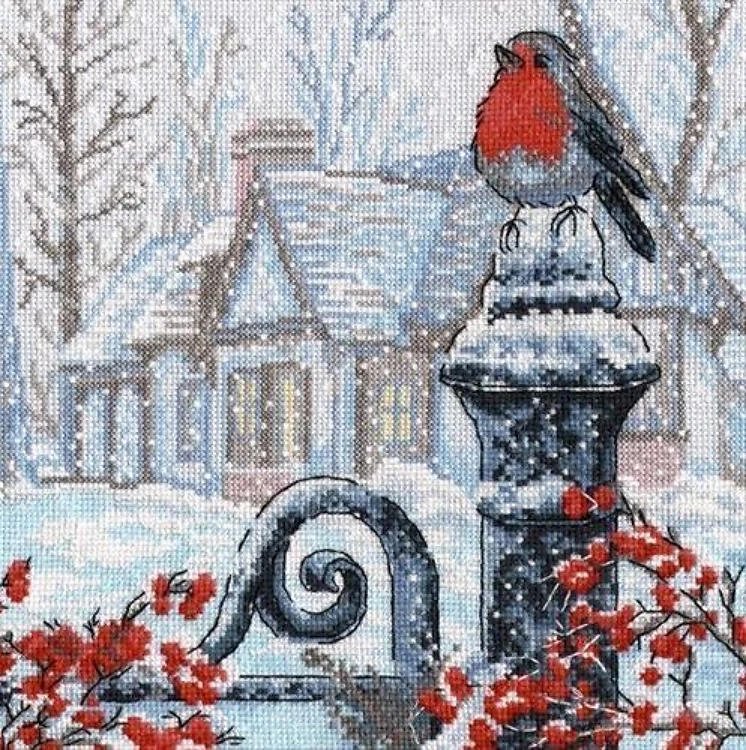 Christmas morning 693 Counted Cross Stitch Kit