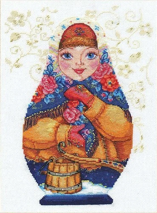 Matreshki. Winter Beauty 6-07 Counted Cross Stitch Kit