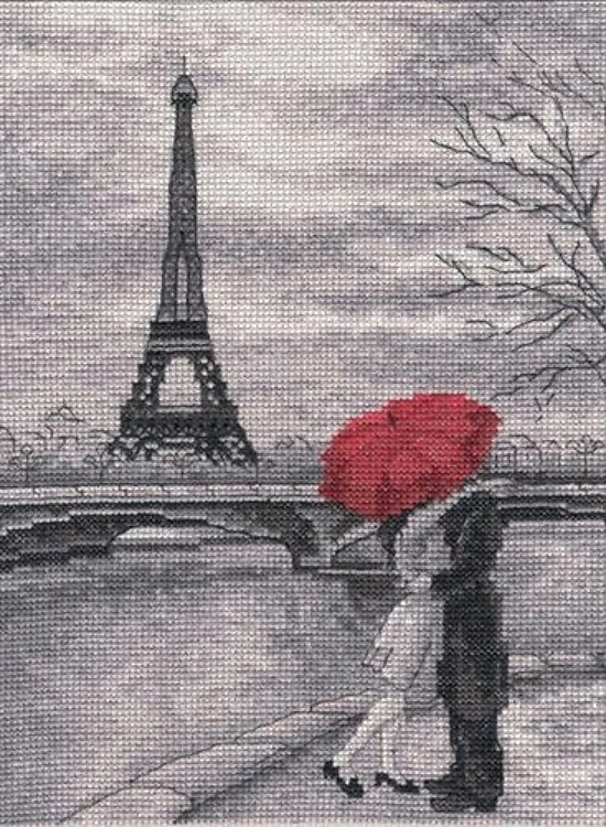 Parisian Embankment 704 Counted Cross Stitch Kit