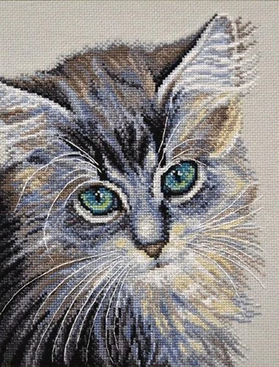 Green-Eyed Wonder 742 Counted Cross Stitch Kit