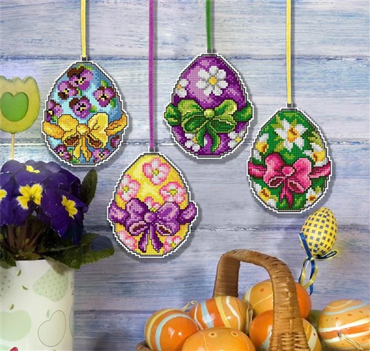 Easter Eggs 7692 Counted Cross-Stitch Kit