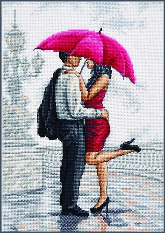 In rain's arms 780 Counted Cross Stitch Kit