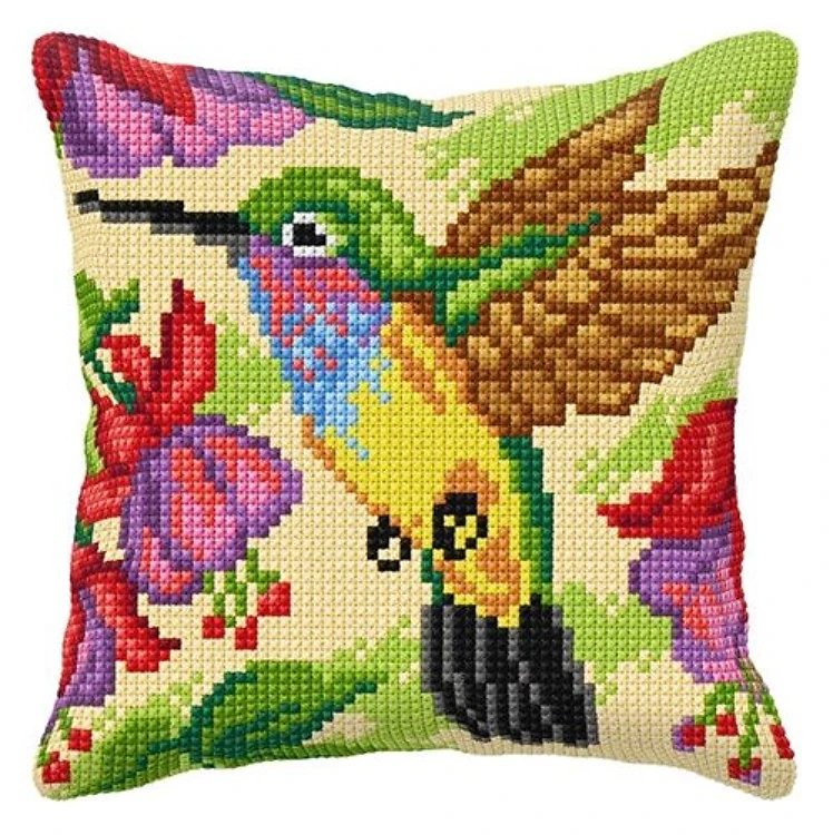 Needlepoint Cushion Kit "Humming bird" 9013
