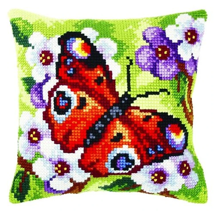 Needlepoint Cushion Kit "Butterfly" 9379