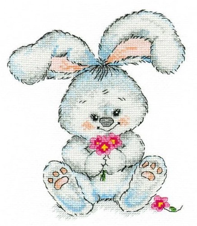 Baby Hare 989 Counted Cross Stitch Kit