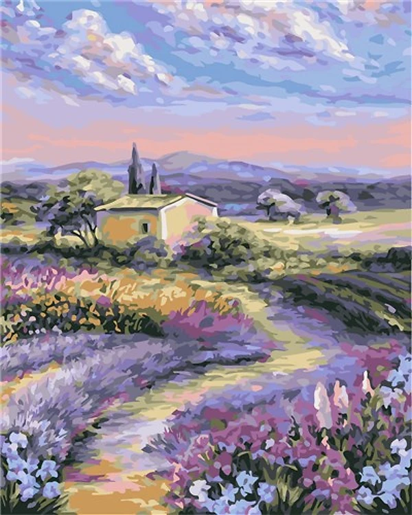 Painting by Numbers kit Crafting Spark Pastelle Colors A153 19.69 x 15.75 in