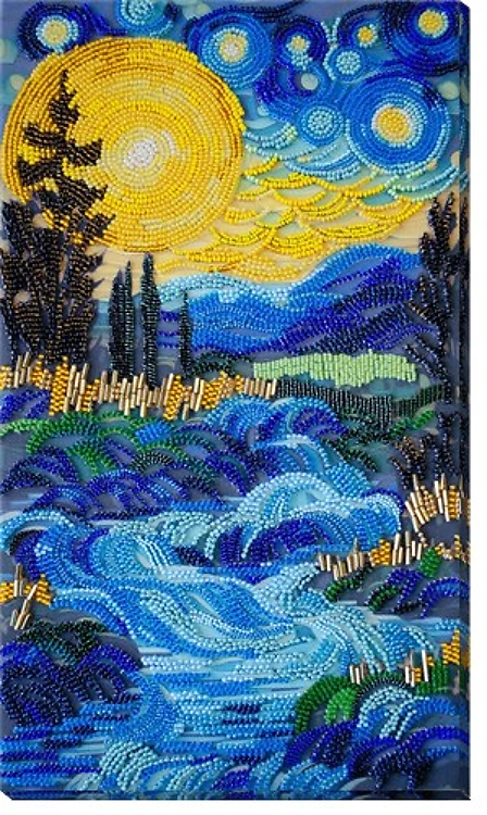 Bead Embroidery Kit - There behind the waterfall