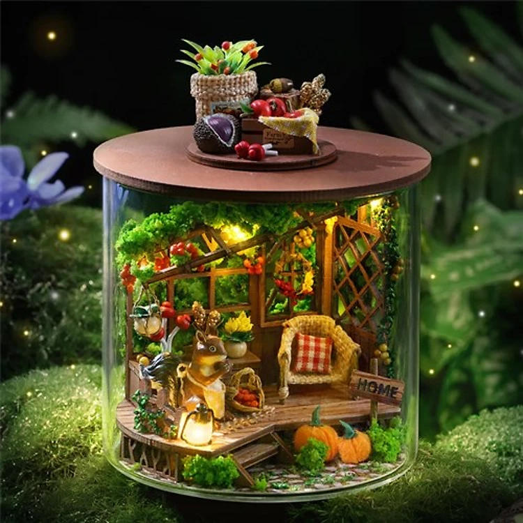 Miniature Wizardi Roombox Kit - Abundant Moment Dollhouse Kit
