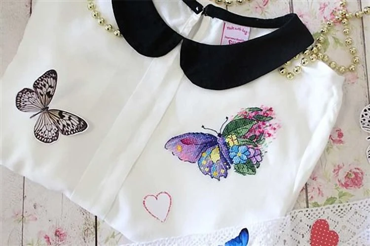 Cross Stitch on Clothes Butterfly B-539 / SV-539