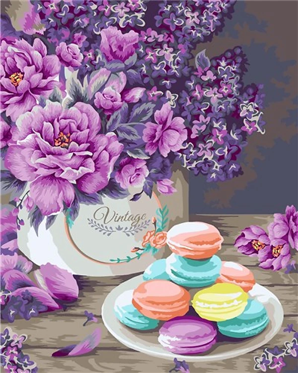Painting by Numbers kit Crafting Spark Lilac Dreams B099 19.69 x 15.75 in