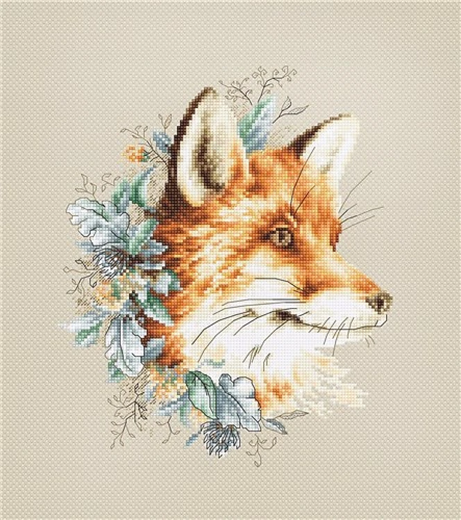 The Fox B2292L Counted Cross-Stitch Kit