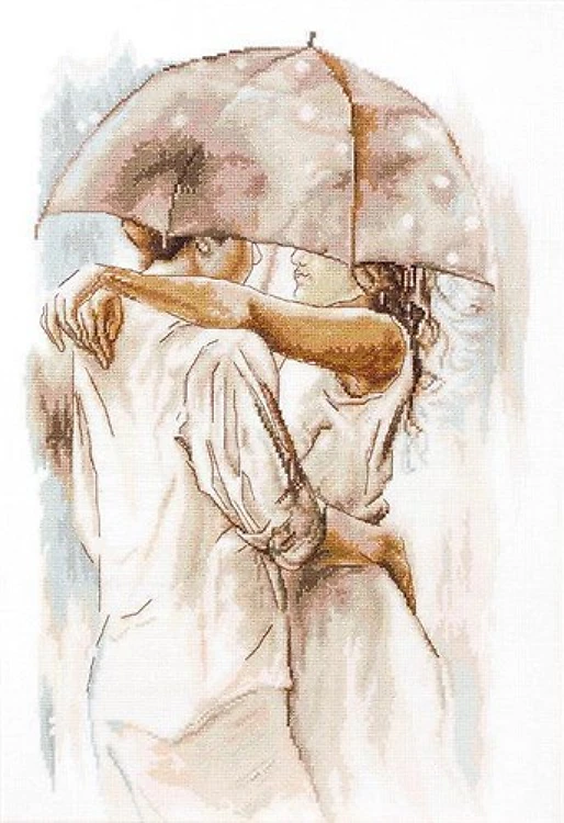 Under Umbrella B2293L Counted Cross-Stitch Kit