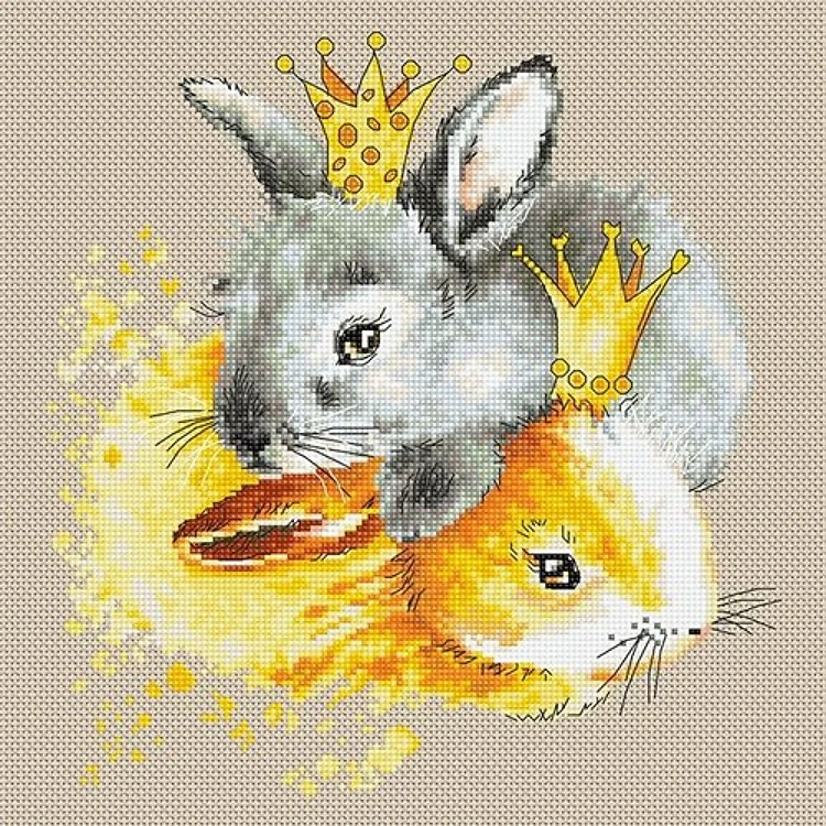Bunnies B2299L Counted Cross-Stitch Kit