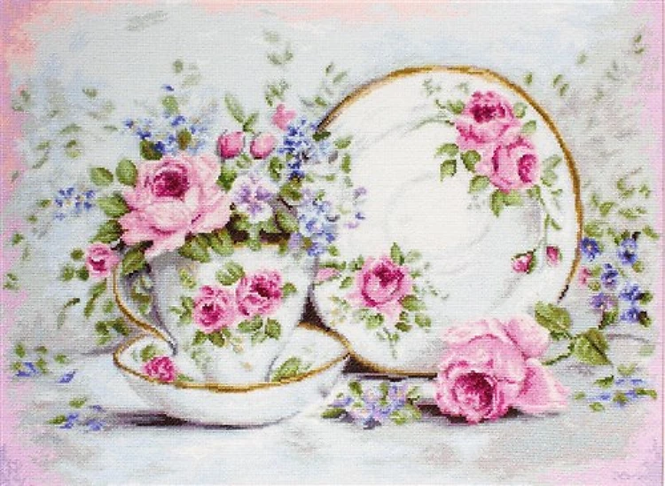Trio & Blooms B2318L Counted Cross-Stitch Kit
