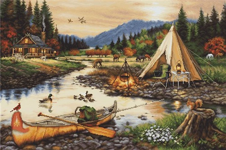 Gold Creek B2409L Counted Cross-Stitch Kit