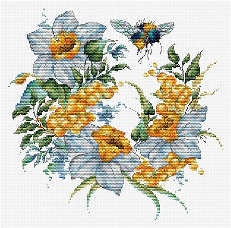 Honey Afternoon CD001L Counted Cross-Stitch Kit