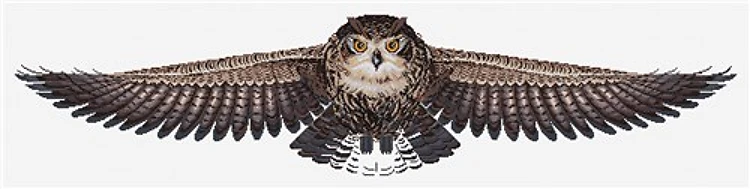 The Owl CD005l Counted Cross-Stitch Kit