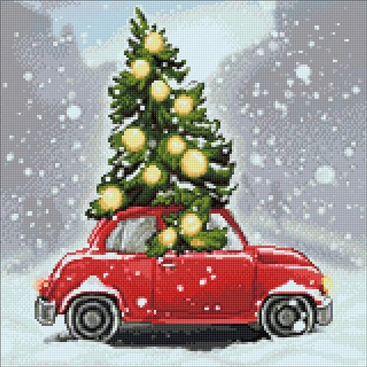 Christmas Mood CS2800 14.9 x 14.9 inches Crafting Spark Diamond Painting Kit