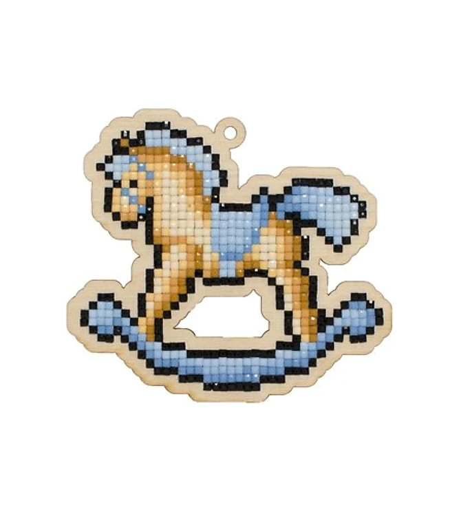Wooden Horse WWP250 Diamond Painting on Plywood Kit