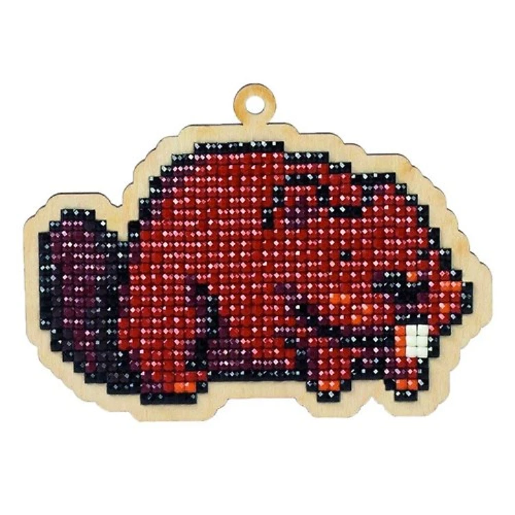 Beaver Diamond Painting on Plywood Kit