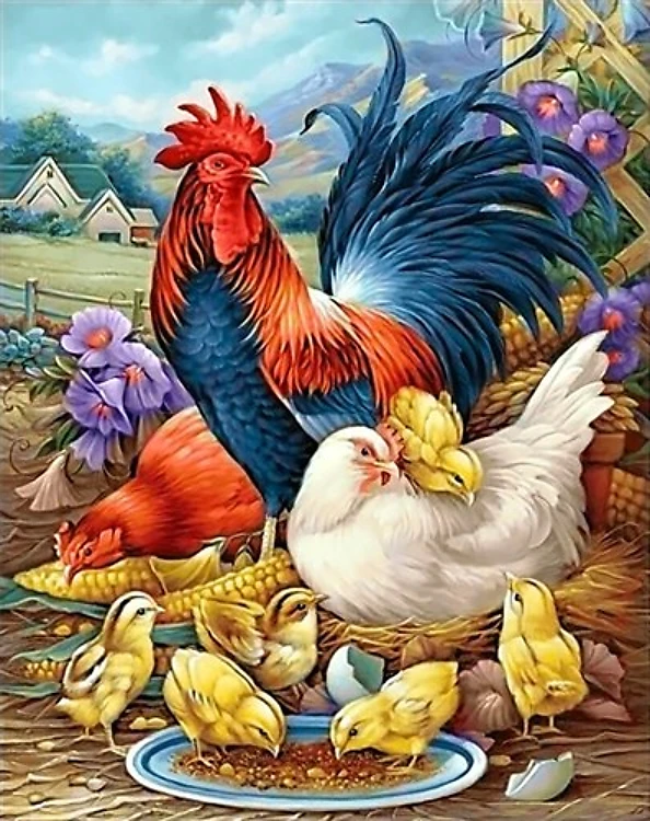 Village Yard Diamond Painting Kit