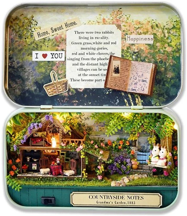 Miniature Wizardi Roombox Kit - Countryside Notes